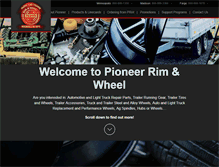Tablet Screenshot of pioneerwheel.com